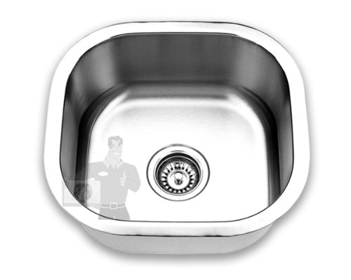 Undermount Stainless Steel Kitchen Bar Sink 16 Gauge