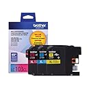 Brother Printer LC1033PKS Ink, 3 Pack, 1 color each of Cyan, Magenta, Yellow
