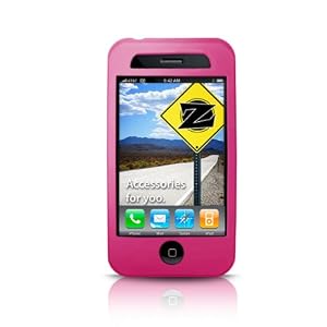 yooZoo Silicone Skin for Apple iPhone 3G and 3GS - Diamond Pink