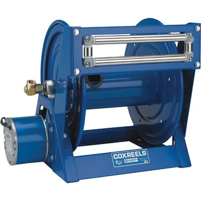 Coxreels Competitor Series Motorized Reel - 24 3/8in. x 18 3/4in. x 17 1/2in., Fits 1/2in. x 200ft. Hose, Model# 1125-4-200-E