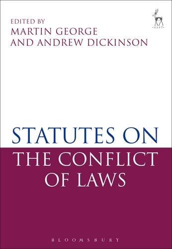 Statutes on the Conflict of Laws