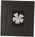 Coral Coast Buckram  Slip in 200 Photo Album Black 4x6