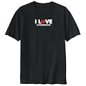 T-Shirt Black " I Love Cabinda " Angola City