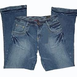Women's Makaveli Jeans Distressed Blue Denim Many Sizes