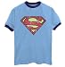 Search : Superman Vintage Look Logo Mens Ringer T-Shirt