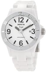 Invicta Women's 1207 Angel White Dial White Plastic Watch photo