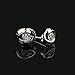 SMTSMT Women Silvering Crystal Shiny Ear Stud Earrings