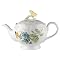 Wings Of Grace Porcelain Butterfly Teapot Teacup and Saucer Duo Beautiful Kitchen And Dining Decor