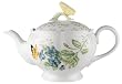 Lenox Butterfly Meadow Fine Porcelain Teapot with Lid