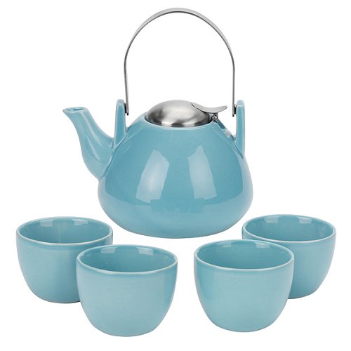 Old Dutch Ariel 6-pc. Teapot Set - Aqua Blue