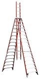 Werner E7416 16-Foot 300-Pound Duty Rating Fiberglass Extension Trestle Ladder