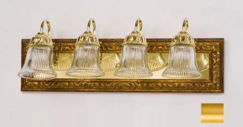 Afina Corporation LT47SSATGD 47 in.Surface Mount Traditional Light Bar - Brushed Satin Gold