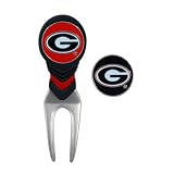 Georgia Golf Ball Mark Repair Tool and Ball Markers