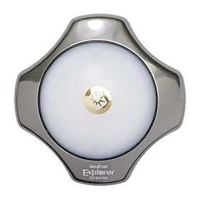 【クリックで詳細表示】GENTOS(ジェントス) LEDタッチランタン エクスプローラー アルミボディ 【明るさ72ルーメン/連続点灯14時間】 EX-547SR