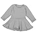 AMA(TM) Baby Girl Kids Cotton Long Sleeve Princess Ruffled Swing Party Dress