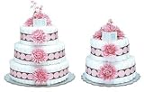 ~ Bloomers *Pink Mums w/ Pink Dots* Baby Diaper Cake