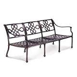 41N9h%2B5UKHL. SL160  Meadow Decor Paragon Outdoor Wood Patio Sofa   1863 25 B444