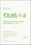 OLFA 1-2. Oldenburger Fehleranalyse für die Klassen 1 und 2: Handbuch und Instrument (mit Kopiervorlagen)