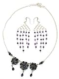 Sell Jewelry earring & Necklace Sets Sterling Silver & Amethyst Gemstones