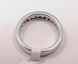 1.00 Carat Princess Cut Diamond 14k White Gold Anniversay Band