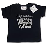 from Dirty Fingers Dirty Fingers - Forget the Lullaby, Rock me to Heavy Metal - Baby & Toddler T-shirt 0-6 months, Black