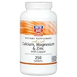 Rite Aid Natural Calcium Magnesium & Zinc, 250 Tablets