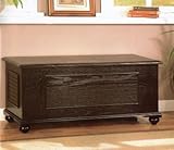 Coaster Lift Top Cedar Chest in Textured Black - 900004