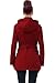 BGSD Women Evelyn Waterproof Classic Hooded Short Trench Coat Red Small