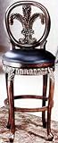 Fleur De Lis Counter Stools 1 Pair