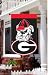 University of Georgia Bulldogs UGA Large House Flag 2 Sided Banner
