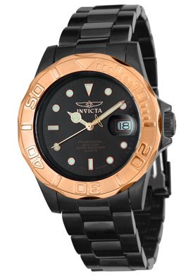 Invicta Men's 4860 Pro Diver Collection Black Ion-Plated Watch