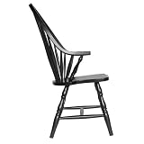 Indoor Furnitures item: Carolina Classic Cottage Windsor Arm Chair, Antique Black