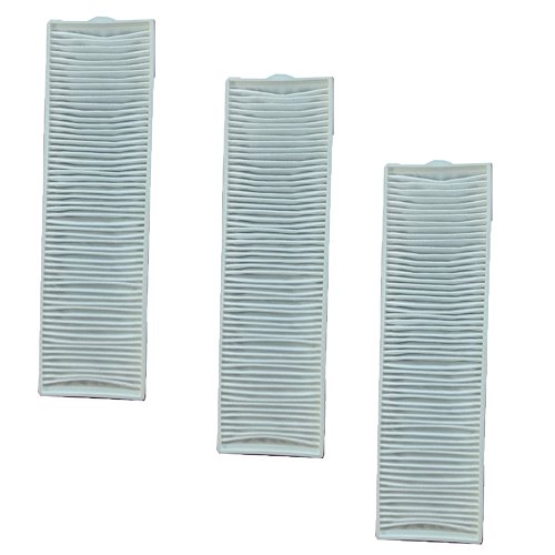 (3) Bissell Bagless Upright Vacuum Cleaner Style 8 / 14 Hepa Pleated Micro Post Motor Exhaust Filter 2036608 3091 Lift-off Multi Cyclonic Pet, Total Floor, Velocity, Pet Hair Eraser, Momentum