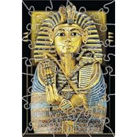 King Tut Wooden Jigsaw Puzzle - 5 Inches