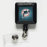 Miami Dolphins Retractable Ticket Badge Holder