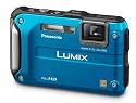 Panasonic Lumix DMC-TS3 12.1 MP Rugged/Waterproof Digital Camera with 4.6x Wide Angle Optical Image Stabilized Zoom and 2.7-Inch LCD (Blue)