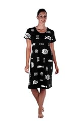 Petite Knee Length Cotton/Knit Short Sleeves Scoop Neck Spring Summer Fall Winter Evening Dress 