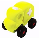 Rubbabu VEHICLE 救急車 L イエロー