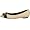 BCBGMAXAZRIA Women's Emlyn Pointed Toe Flat,Black/Natural,8 M