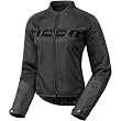 Icon Hooligan 2 Stealth Women's Mesh Street Bike Racing Motorcycle Jacket - Black