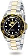 Two Tone Stainless Steel Pro Diver Black Dial Automatic