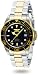 Two Tone Stainless Steel Pro Diver Black Dial Automatic