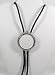 Silver Dollar Holder Bolo Tie