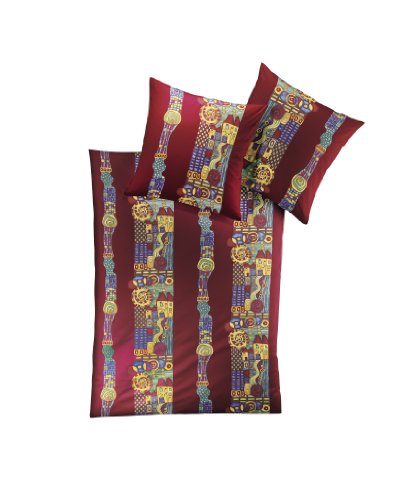 Irisette Eos 8734-60 Bettw&auml;sche Mako-Satin, 155 x 200 cm, rot Preisvergleich