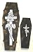 Halloween Cross + Rose Foam Coffin Pair Image