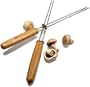 Tom Douglas by Pinzon Stainless-Steel Pronged Kebob Skewers, Set of 2