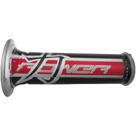 Harris Sport Bike Grips Red/Black Kanji Power