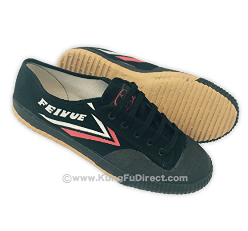 Martial Arts Top One Feiyue Shoes for Kung Fu, Wushu, Tai Chi, Shaolin, Parkour - Black EU 41