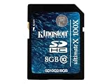 Kingston - Ultimate X - Carte mémoire flash - 8 Go - Class 10 - 100x - SDHC