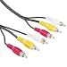 Hama Video-Kabel 3 Cinch-Stecker - 3 Cinch-Stecker, 10 m